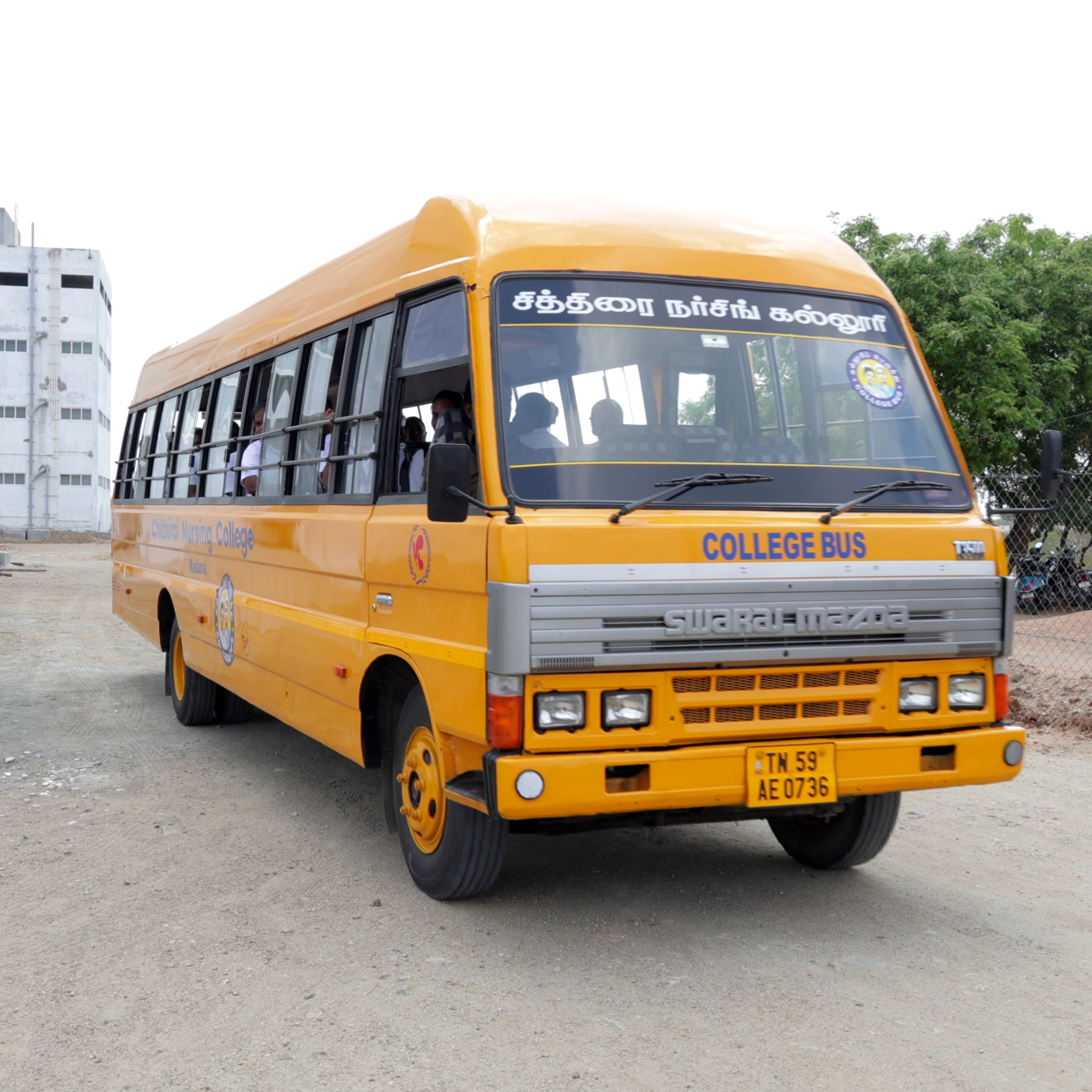 College transportation bus